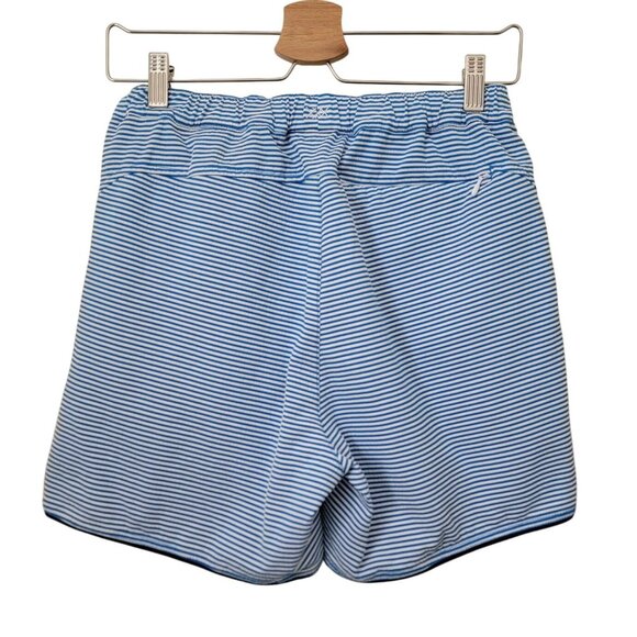 Rhone Seersucker 6" Blue Striped Athletic Resort Shorts Men's Sz S - Picture 2 of 7